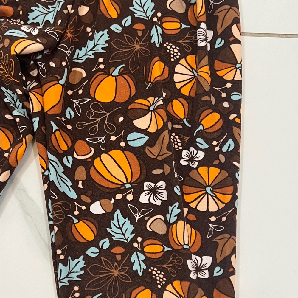 Kids Pumpkin Patterned Leggings